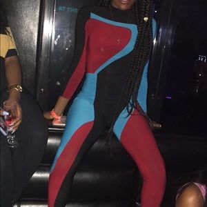 Color-block Jumpsuit